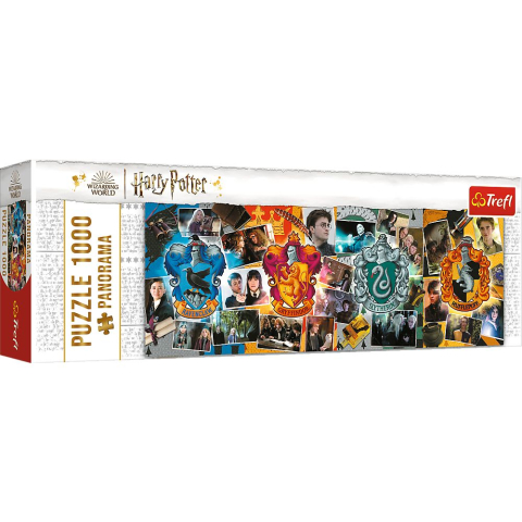 PUZZLE TREFL PANORAMA 1000 HARRY POTTER CELE 4 CASE DIN HOGWARTS [0]