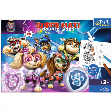 Puzzle Trefl Primo 24 Super Maxi - Patrula Cățelușilor: Echipa în Acțiune [3]
