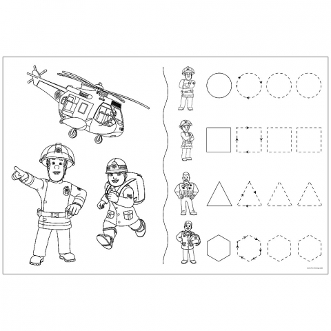 Puzzle Trefl Primo 24 Super Maxi Pompierul Sam Echipa Pompierilor [2]