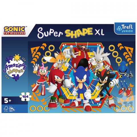 Puzzle Trefl Primo Super Shape XXL 104, Sonic [2]