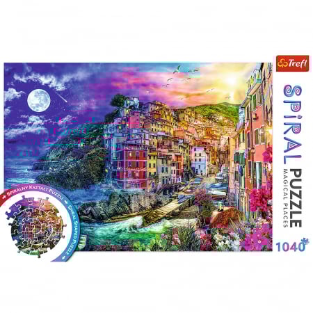 Puzzle Trefl Spiral 1040 Piese Portul Magic  [2]