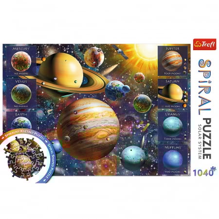 Puzzle Trefl Spiral 1040 Piese Sistemul Solar  [2]