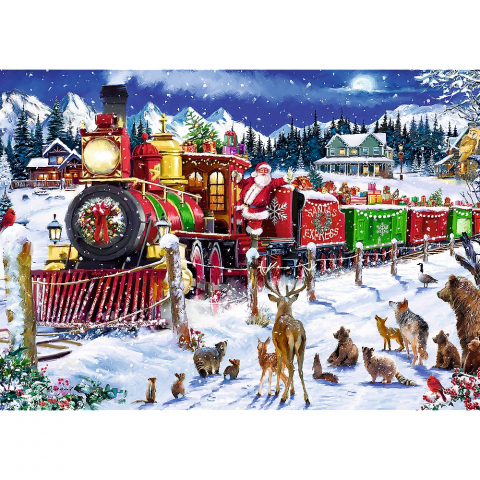 PUZZLE TREFL UFT 1000 EXPRESSUL LUI MOS CRACIUN [1]