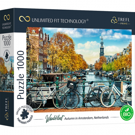 Puzzle Trefl adulti - Puzzle Trefl UFT 1000 Toamna în Amsterdam 