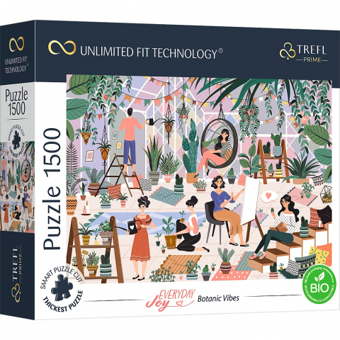 Puzzle copii - Puzzle Trefl Uft 1500 Vibe Botanic