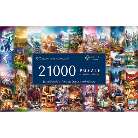 PUZZLE TREFL UFT  21000 CRONICI PAMANTESTI DE LA CREATIE LA VIITOR [4]