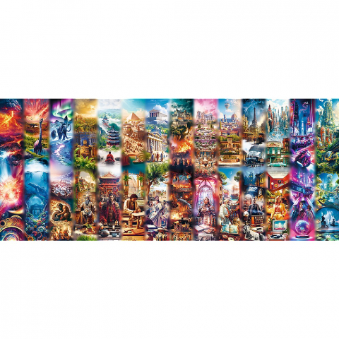 PUZZLE TREFL UFT  21000 CRONICI PAMANTESTI DE LA CREATIE LA VIITOR [2]