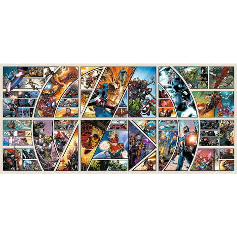 PUZZLE TREFL UFT 9000 MARVEL AVENGERS PRIN UNIVERSUL COMIC [2]