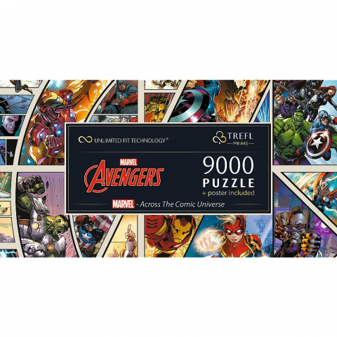 PUZZLE TREFL UFT 9000 MARVEL AVENGERS PRIN UNIVERSUL COMIC [4]
