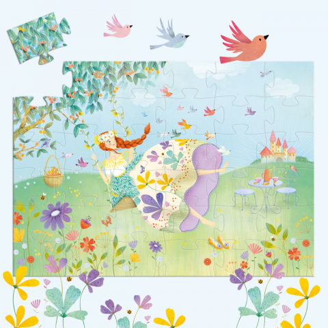 Puzzle Zana primaverii cu 36 piese,42x30 cm,+4 ani [3]