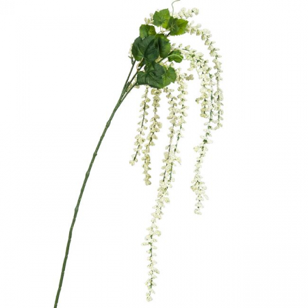 Decoratiuni - Ramura de agatat decorativa artificiala cu flori mici albe