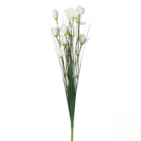 Decoratiuni - Ramura decorativa artificiala cu flori albe