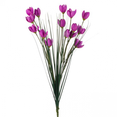 Decoratiuni - Ramura decorativa artificiala cu flori mov