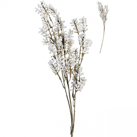 Decoratiuni - Ramura decorativa pentru interior si exterior cu flori albe