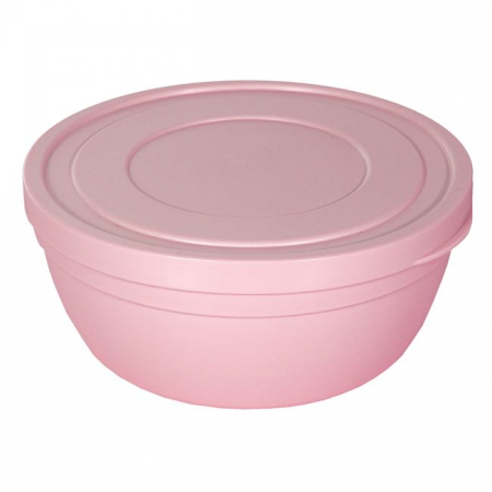 Articole Bucatarie - Recipient cu capac pentru alimente,plastic,roz,500 ml