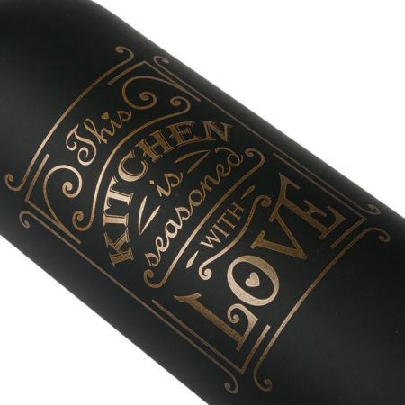 Recipient elegant  pentru ulei ,sticla,negru mat,750 ml [1]