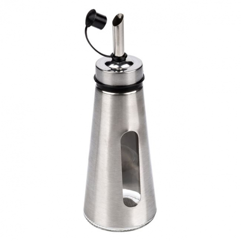 Articole Bucatarie - Recipient metalic cu picurator pentru ulei,170 ml