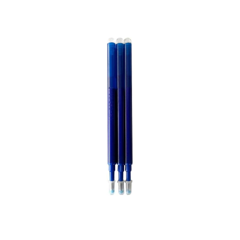 Rezerve pentru pix cu stergere Strigo Petite, 0.7 mm, albastru, 3 bucati/set