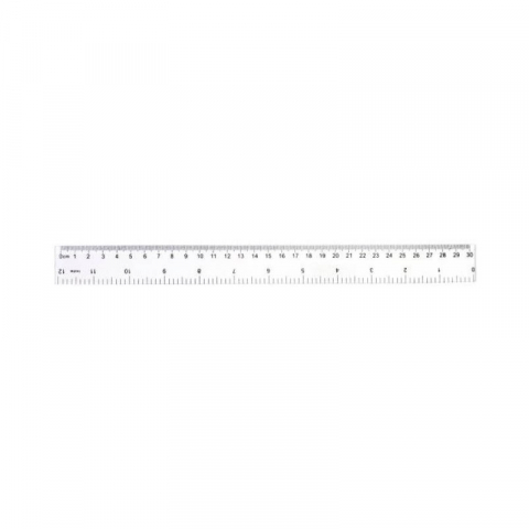 Papetarie & Birotica - Rigla din plastic transparenta,30 cm
