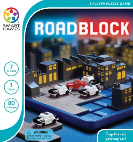Jucarii - Smart Games – RoadBlock, joc de logică cu 60 de provocări, 7+ ani