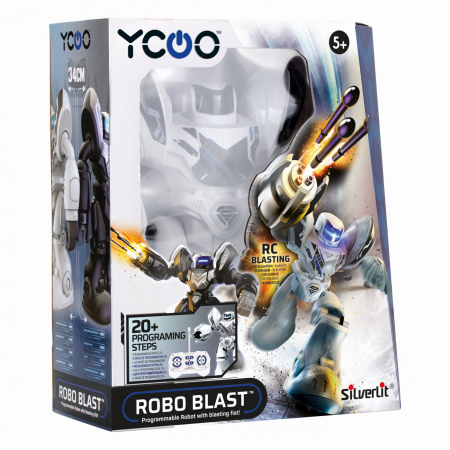 Roboti si Figurine - Robot Electronic Robo Blast Alb