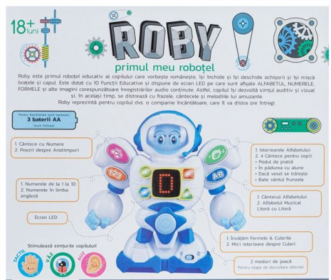ROBY - Primul meu Robotel Educativ care vorbeste ! [2]