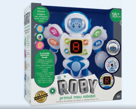Jocuri si Jucarii Educative - ROBY - Primul meu Robotel Educativ care vorbeste !