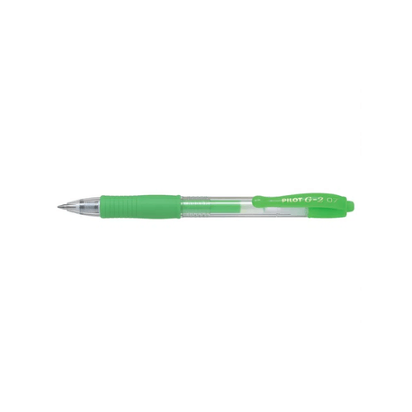 Papetarie & Birotica - Roller cu gel G-2 Neon Pilot 0.7mm varf mediu verde neon