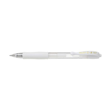 Papetarie & Birotica - Roller cu gel G-2 Pastel Pilot 0.7 mm varf mediu alb