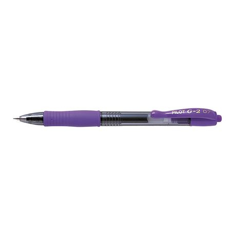 Papetarie & Birotica - Roller cu gel G-2 Pilot 0.7 mm varf mediu violet