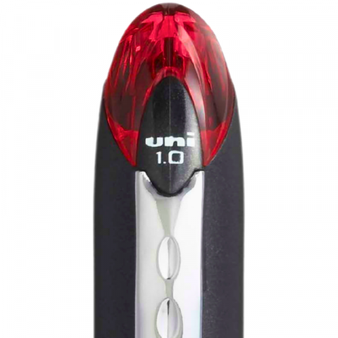 Roller Jetstream Uni-ball SX-210, 1.0mm, cu capac, corp negru,scris rosu [1]