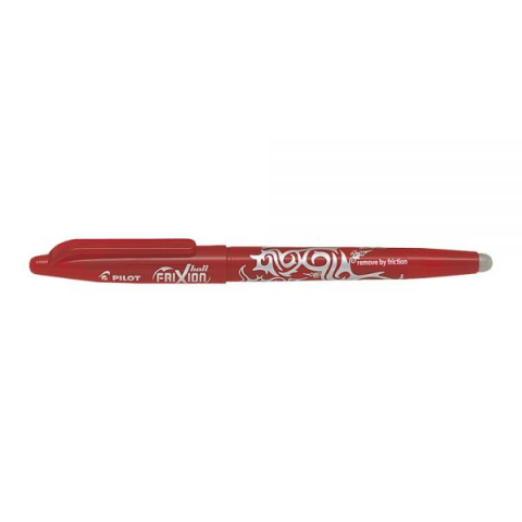 Rollere - Roller Pilot Frixion Ball 0.7 mm varf mediu, reincarcabil,rosu