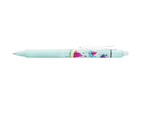 Instrumente de scris - Roller Pilot Frixion Click 0.7 Fancy Pool verde, cerneala neagra termosensibila
