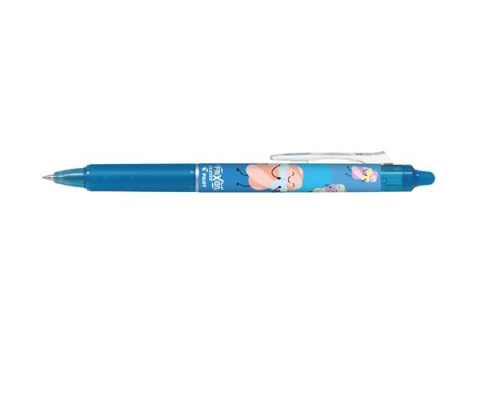 Instrumente de scris - Roller Pilot FriXion Clicker Fancy 0.7, corp bleu, cerneala albastra termosensibila