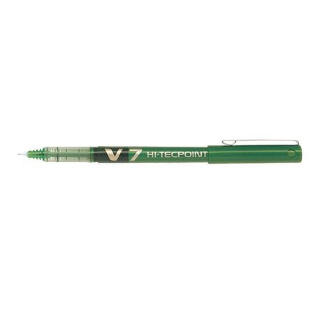 Roller V7 Hi-Tecpoint Pilot 0.7 mm varf mediu verde