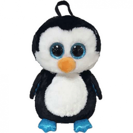 Jocuri si articole copii - Rucsac de plus ty pinguinul waddles
