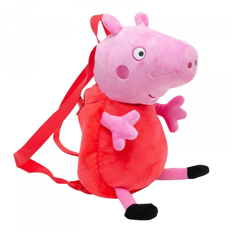 Ghiozdane Gradinita - Rucsac din plus Purcelusa Peppa Pig,roz,30 cm