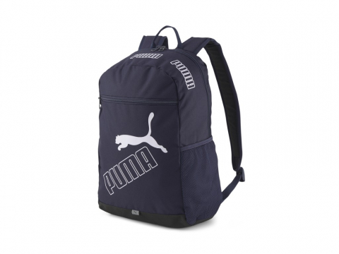Ghiozdane Scoala - Rucsac Puma Phase II albastru închis pentru scoala,32x15x46 cm