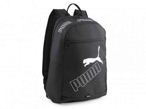 Ghiozdane Scoala - Rucsac Puma Phase II negru pentru scoala,32x15x46 cm