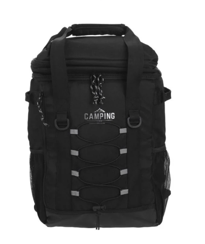 Lazi Frigorifice si Genti termoizolante - Rucsac termoizolant alimente si bauturi pentru drumetii,negru,32.5x18x47cm - 27L