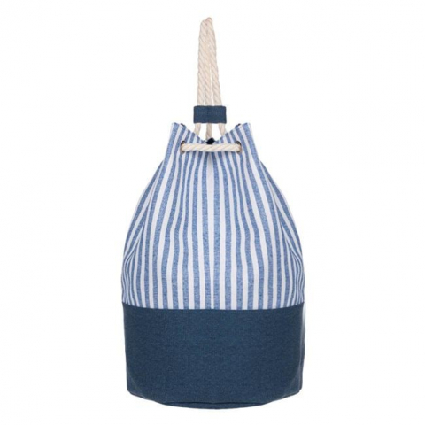 Plaja si inot - Rucsac tip sac pentru plaja cu dungi, 30x47 cm