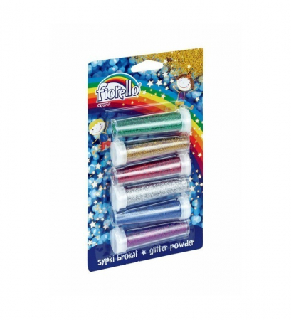 Sclipici pulbere set de 6 culori [1]