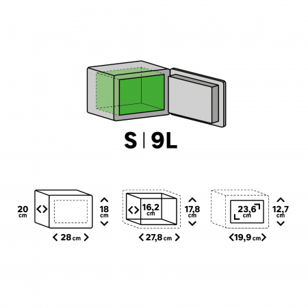 Seif electronic 18x28x20 cm [4]