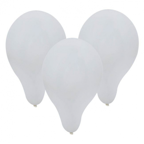 Set 10 baloane pentru Petrecere, Alb - 23 cm [1]
