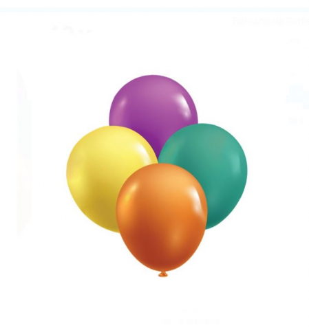 Articole pentru Petrecere - Set 10 baloane pentru Petrecere diferite culori - 13 cm