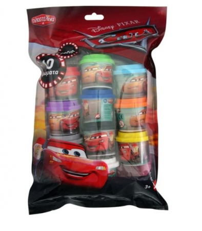 Set 10 recipiente plastilina Cars [1]