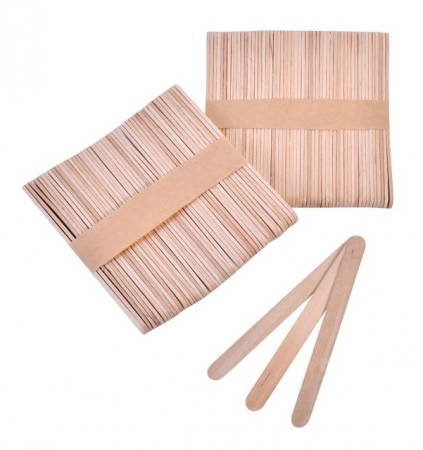Accesorii art&craft lemn - Set 100 bete din lemn pentru activitati crafts