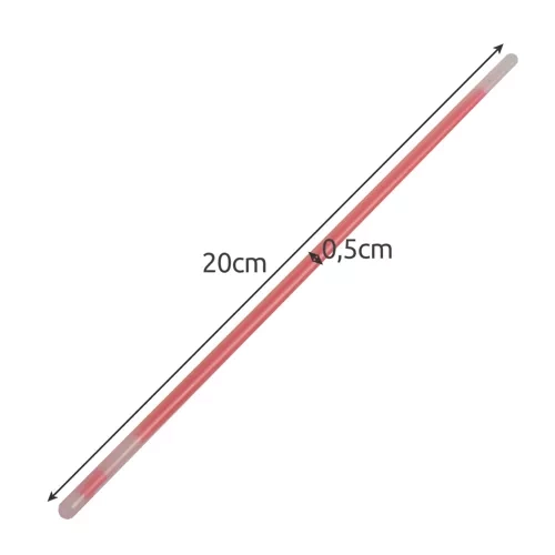 Set 100 bete fosforescente pentru petrecere, 8 culori,plastic,20 cm [2]