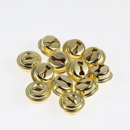 Accesorii art&craft - Set 12 clopotei metalici pentru activitati crafts