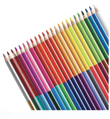 Set 12 creioane colorate cu varf subtire si capat dublu [1]